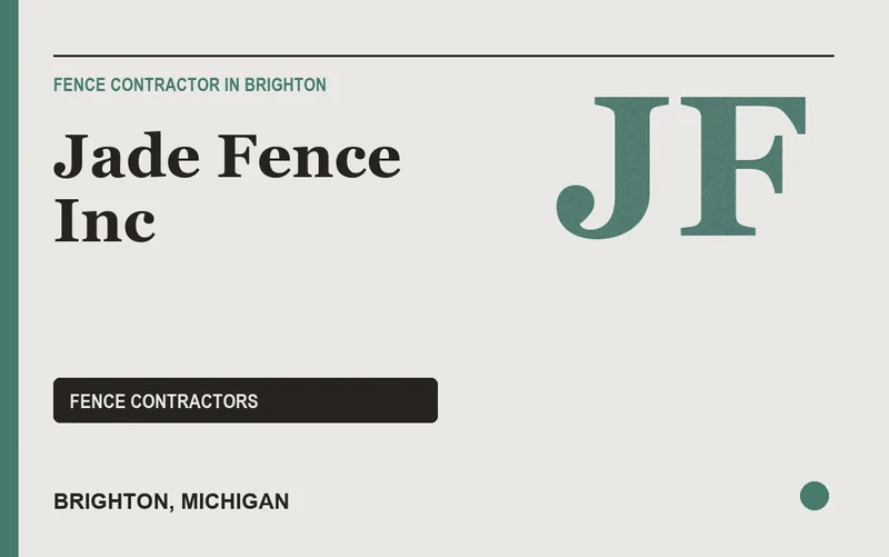 Jade Fence Inc in Brighton, Michigan