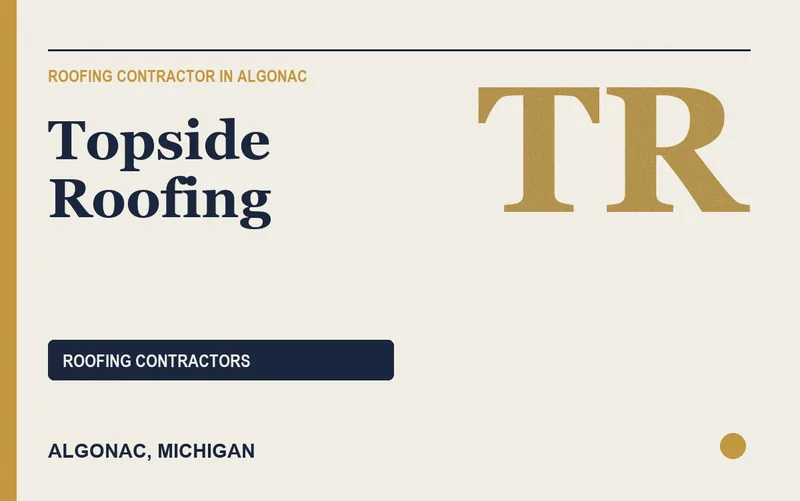 Topside Roofing in Algonac, Michigan