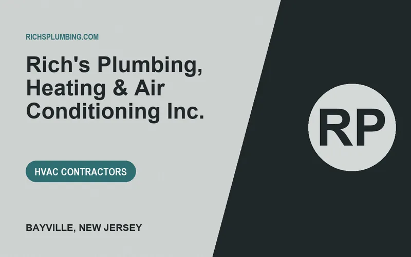 Rich's Plumbing, Heating & Air Conditioning Inc. in Bayville, New Jersey