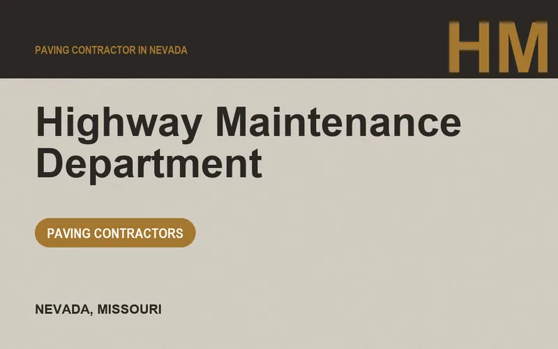 Highway Maintenance Department in Nevada, Missouri