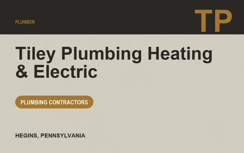Tiley Plumbing Heating & Electric in Hegins, Pennsylvania