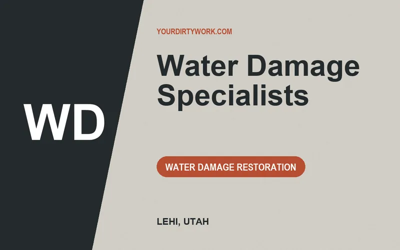 Water Damage Specialists in Lehi, Utah