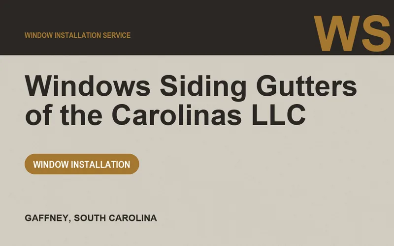 Windows Siding Gutters of the Carolinas LLC in Gaffney, South Carolina