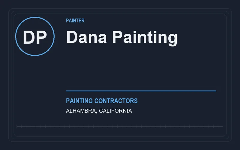 Dana Painting in Alhambra, California