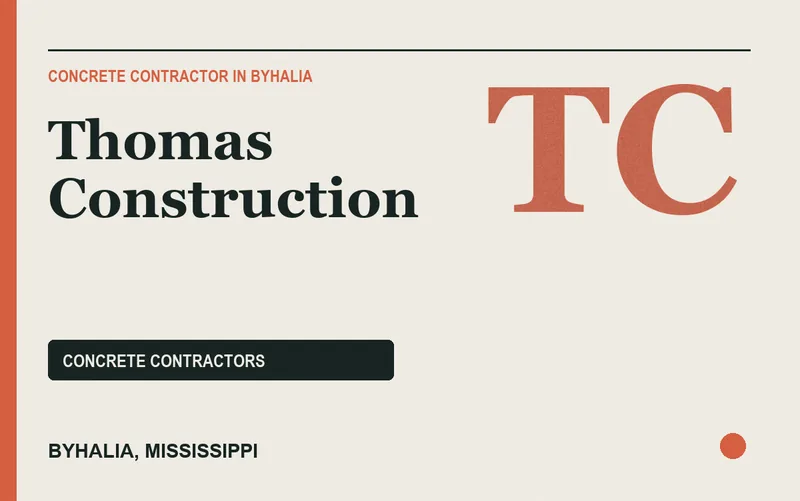 Thomas Construction in Byhalia, Mississippi