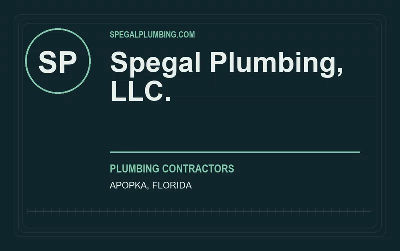 Spegal Plumbing, LLC. in Apopka, Florida