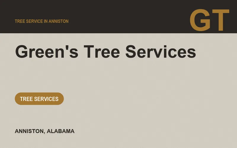 Green's Tree Services in Anniston, Alabama