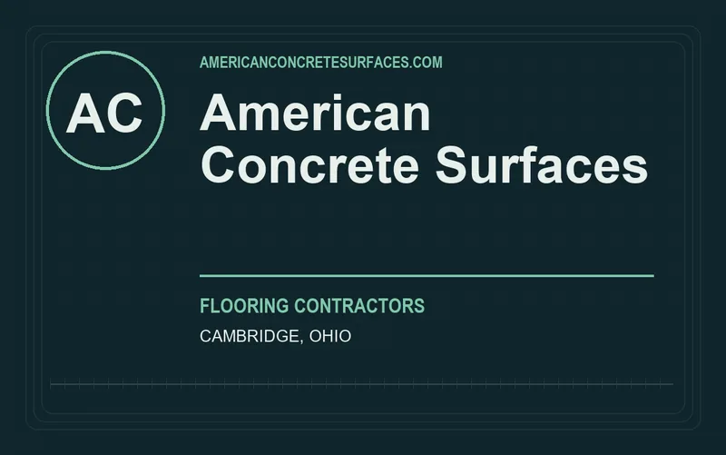 American Concrete Surfaces in Cambridge, Ohio