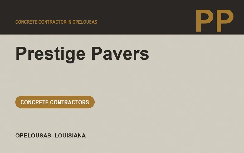 Prestige Pavers in Opelousas, Louisiana