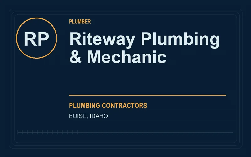 Riteway Plumbing & Mechanic in Boise, Idaho