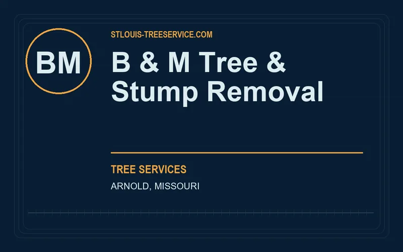 B & M Tree & Stump Removal in Arnold, Missouri