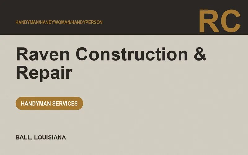 Raven Construction & Repair in Ball, Louisiana
