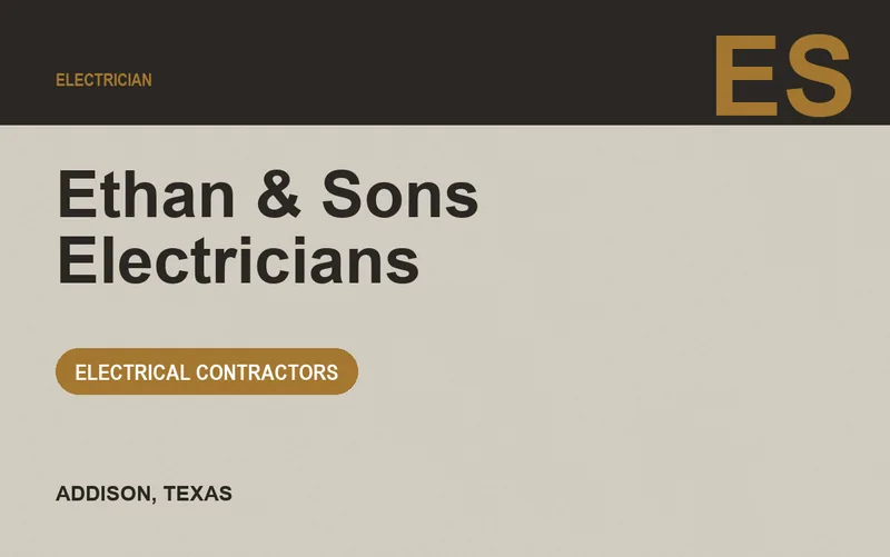 Ethan & Sons Electricians in Addison, Texas