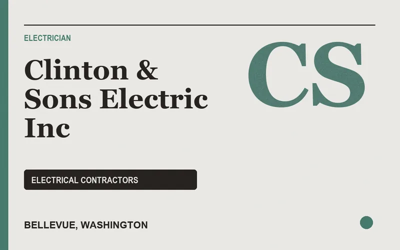 Clinton & Sons Electric Inc in Bellevue, Washington