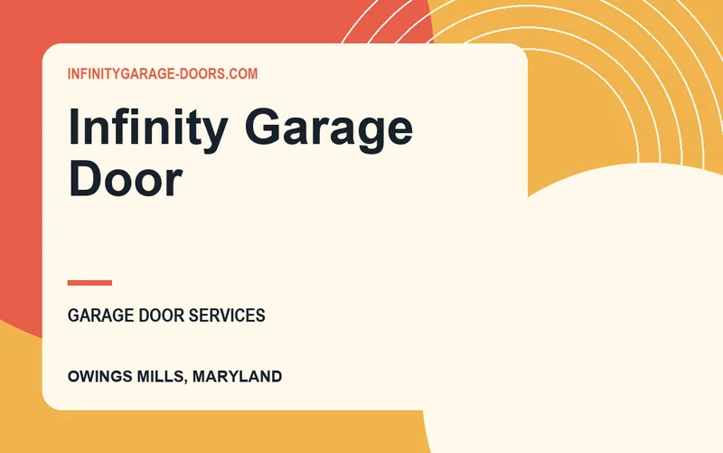Infinity Garage Door in Owings Mills, Maryland