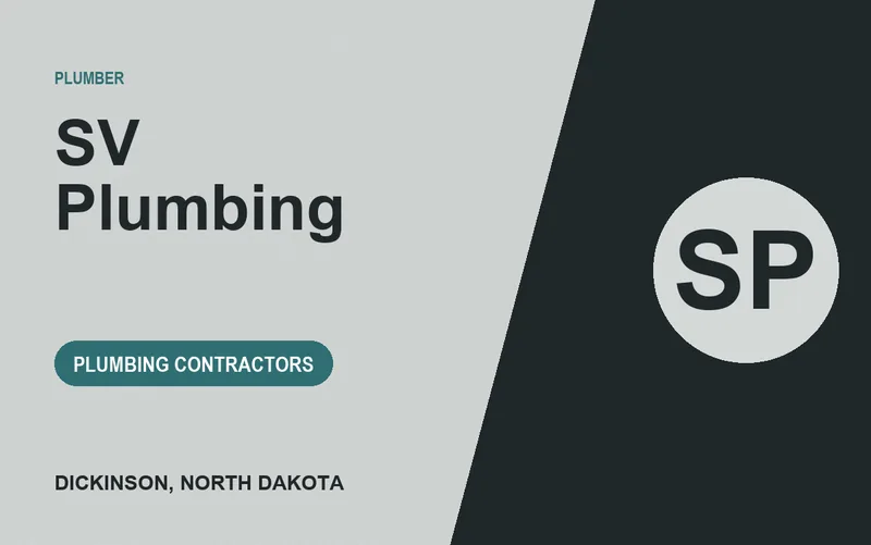 SV Plumbing in Dickinson, North Dakota