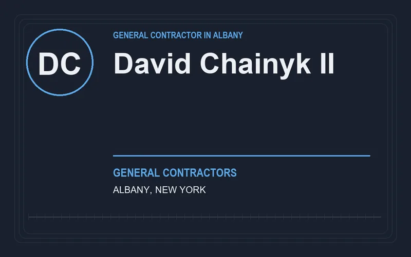 David Chainyk II in Albany, New York