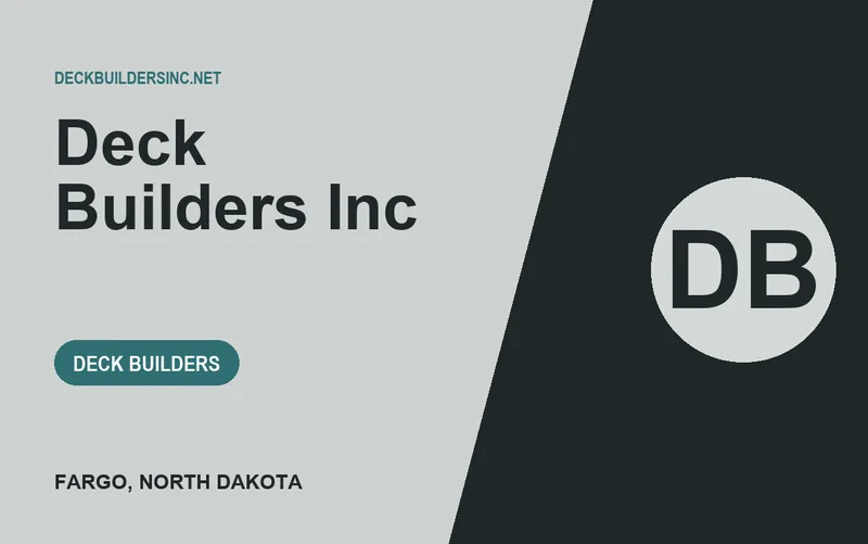 Deck Builders Inc in Fargo, North Dakota