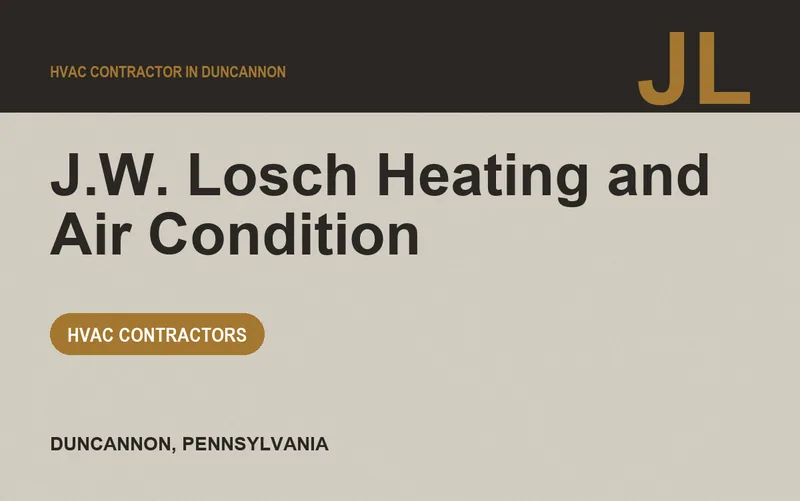 J.W. Losch Heating and Air Condition in Duncannon, Pennsylvania