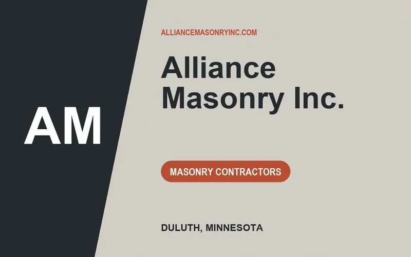 Alliance Masonry Inc. in Duluth, Minnesota