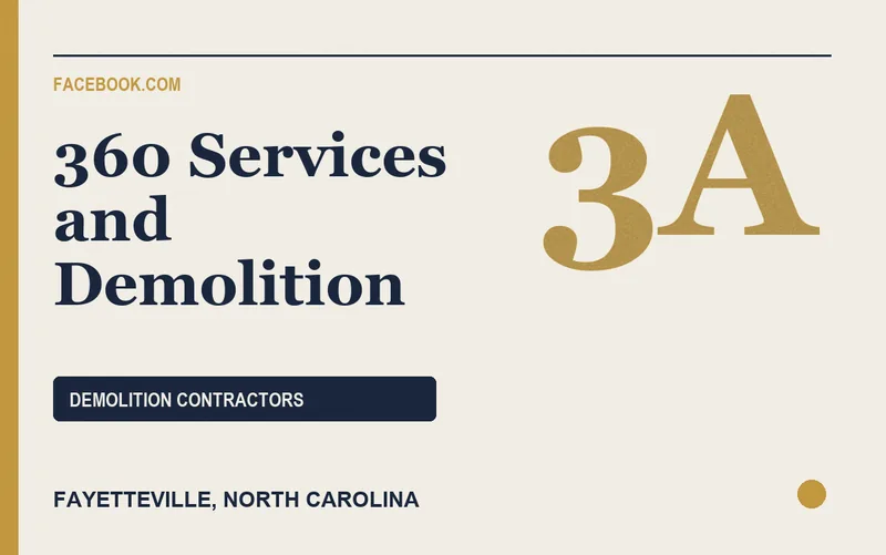 360 Services and Demolition in Fayetteville, North Carolina