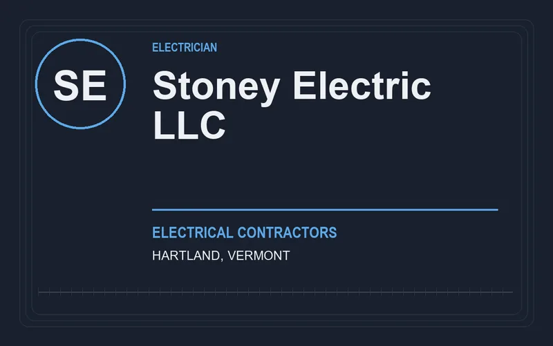 Stoney Electric LLC in Hartland, Vermont