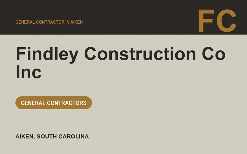 Findley Construction Co Inc in Aiken, South Carolina