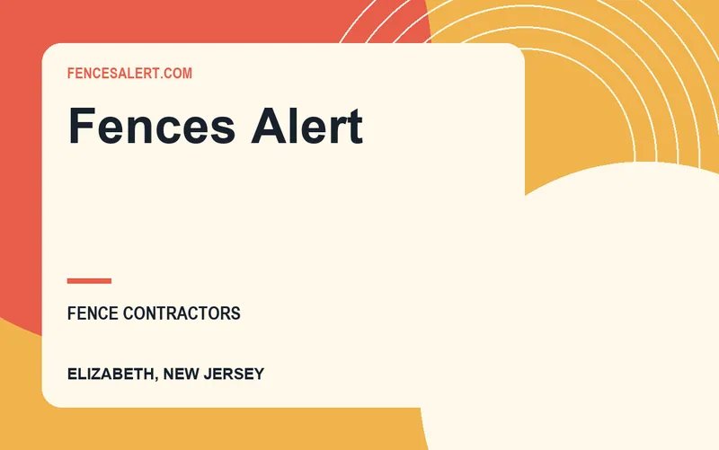 Fences Alert in Elizabeth, New Jersey