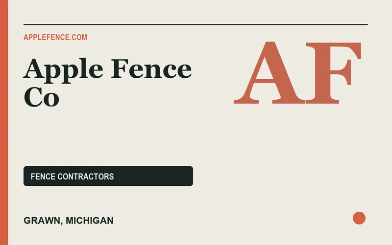 Apple Fence Co in Grawn, Michigan