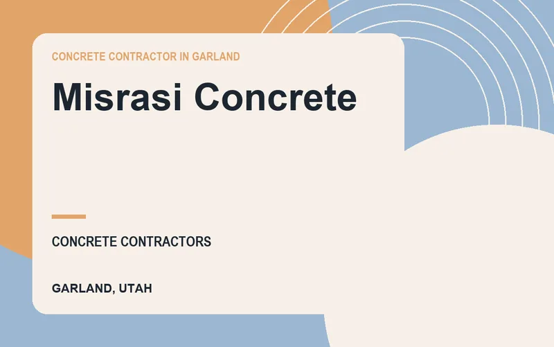 Misrasi Concrete in Garland, Utah