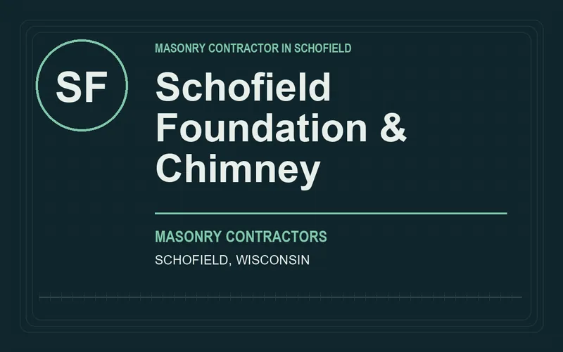 Schofield Foundation & Chimney in Schofield, Wisconsin