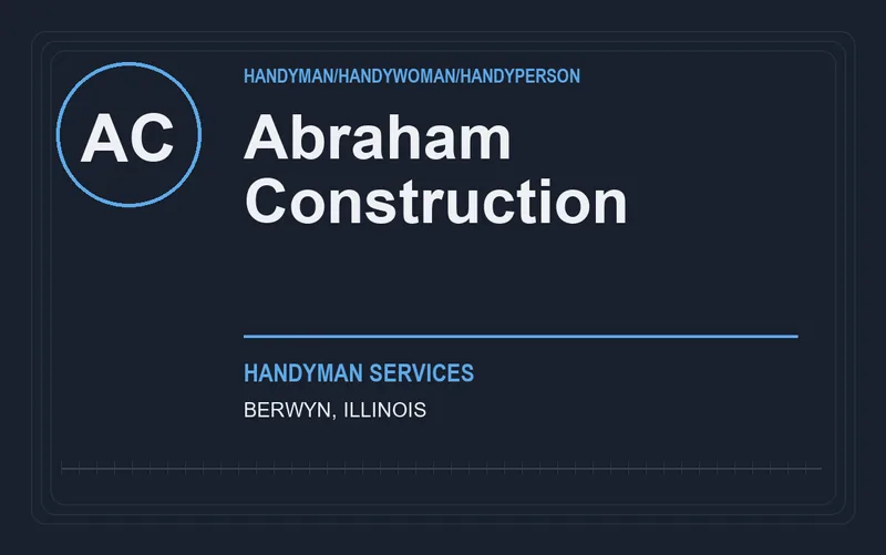 Abraham Construction in Berwyn, Illinois