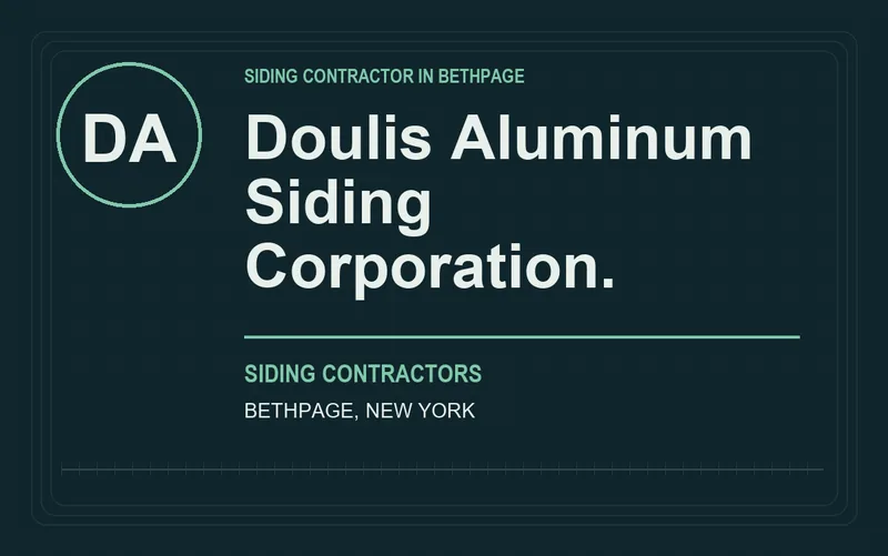 Doulis Aluminum Siding Corporation. in Bethpage, New York