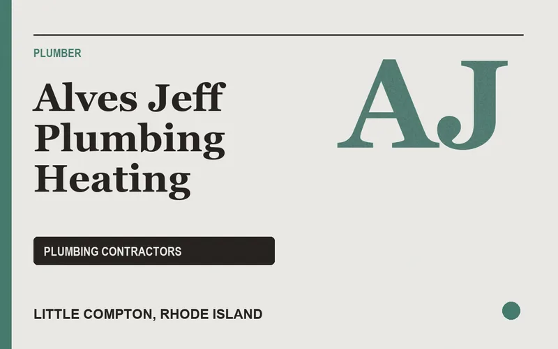 Alves Jeff Plumbing Heating in Little Compton, Rhode Island