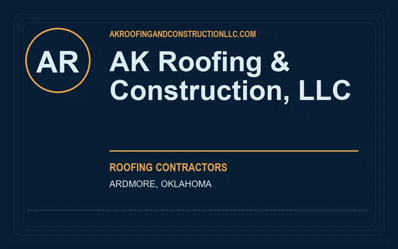 AK Roofing & Construction, LLC in Ardmore, Oklahoma