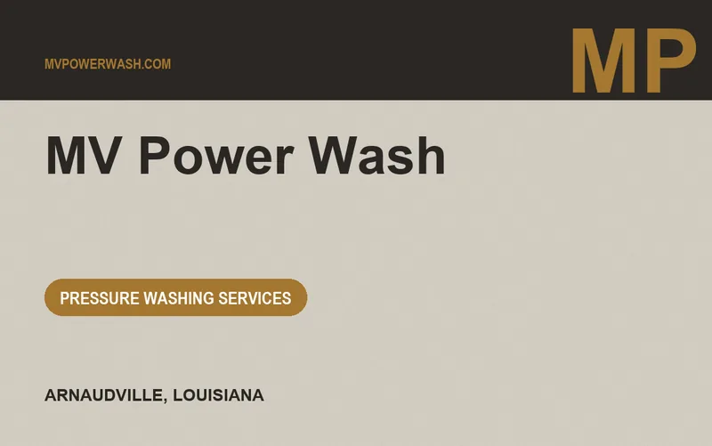 MV Power Wash in Arnaudville, Louisiana