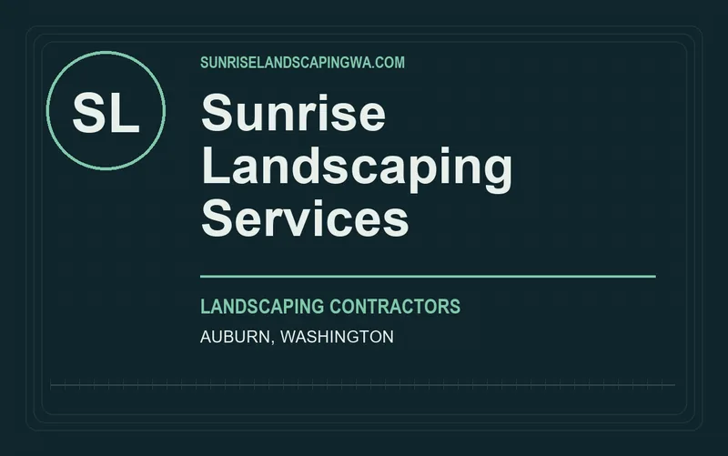 Sunrise Landscaping Services in Auburn, Washington