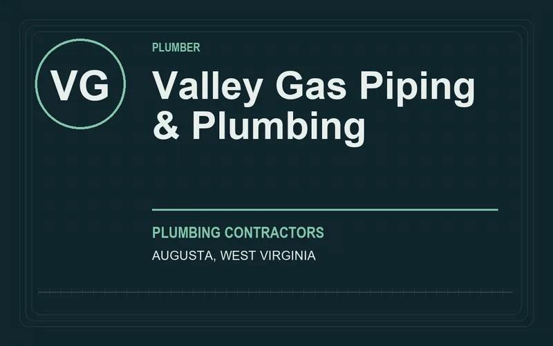 Valley Gas Piping & Plumbing in Augusta, West Virginia