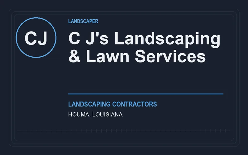 C J's Landscaping & Lawn Services in Houma, Louisiana