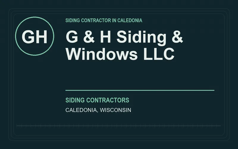 G & H Siding & Windows LLC in Caledonia, Wisconsin