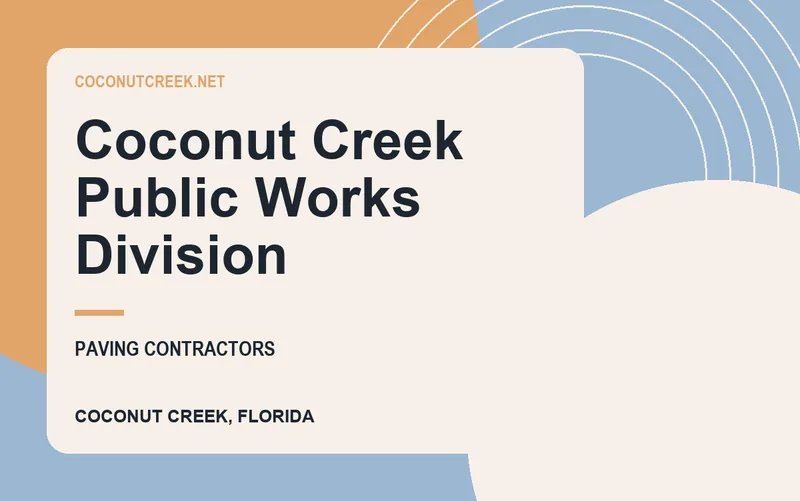Coconut Creek Public Works Division in Coconut Creek, Florida