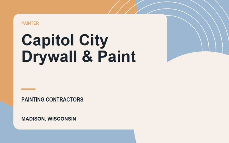 Capitol City Drywall & Paint in Madison, Wisconsin