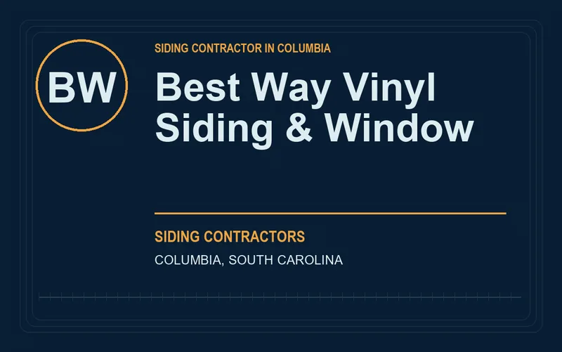 Best Way Vinyl Siding & Window in Columbia, South Carolina