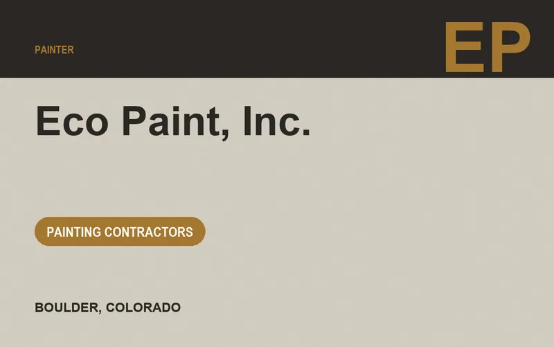 Eco Paint, Inc. in Boulder, Colorado