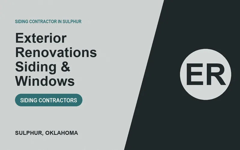 Exterior Renovations Siding & Windows in Sulphur, Oklahoma