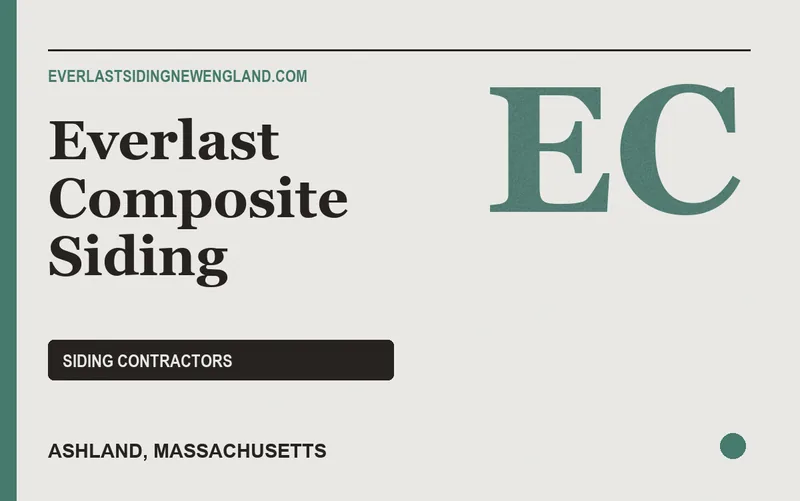 Everlast Composite Siding in Ashland, Massachusetts