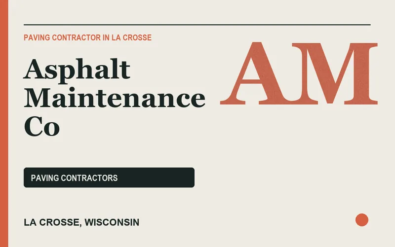 Asphalt Maintenance Co in La Crosse, Wisconsin