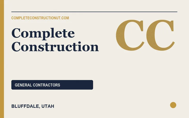 Complete Construction in Bluffdale, Utah