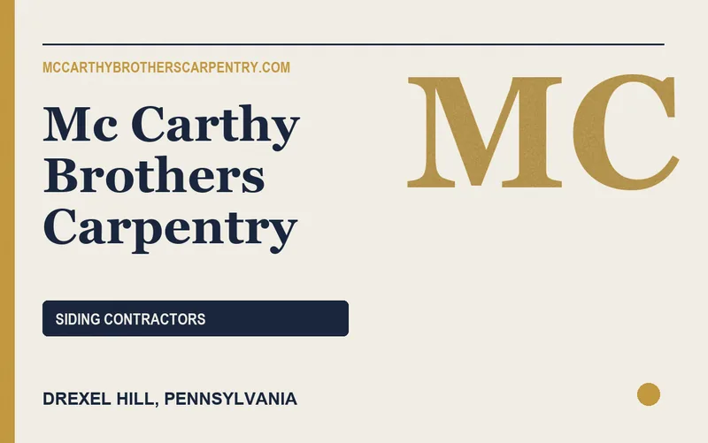 Mc Carthy Brothers Carpentry in Drexel Hill, Pennsylvania