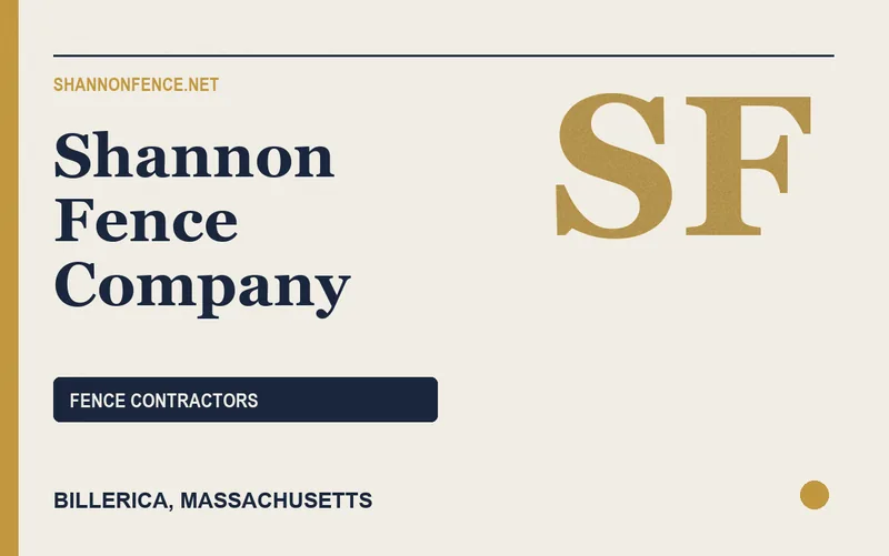 Shannon Fence Company in Billerica, Massachusetts